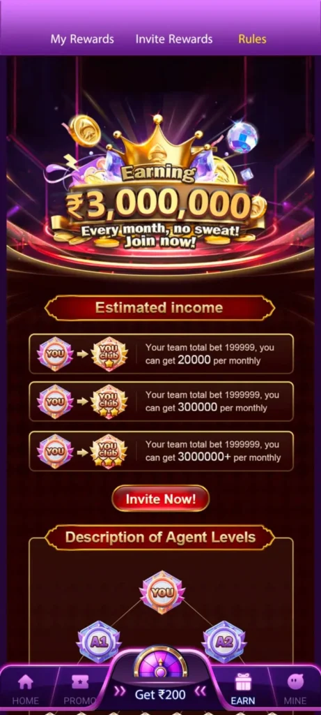 AR777 game sign up bonus ₹200 for new users in India